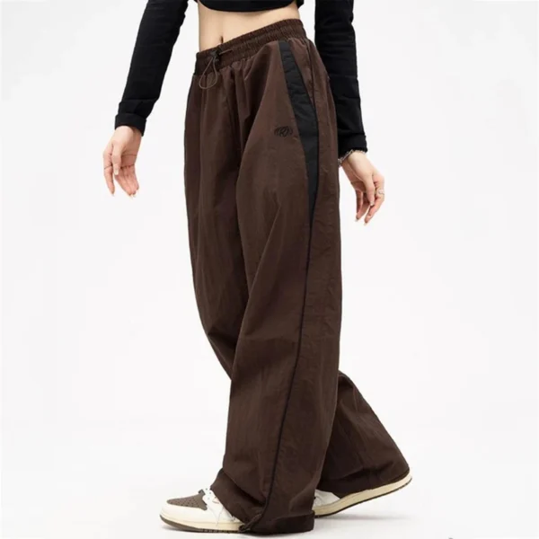 Women Baggy Harajuku Cargo Pants Streetwear Hip Hop Wide Leg Pant Parachute Sweatpants Techwear Joggers Oversized Y2K Trousers - Image 5