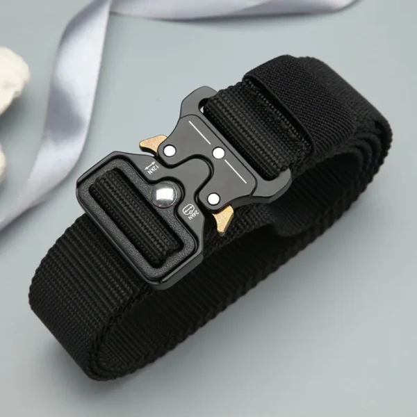 Men's Belt Outdoor Hunting Tactics Belt Multi functional Buckle Nylon Belt High Quality Marine Corps Canvas Belt - Image 3