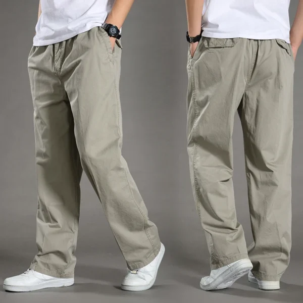 Men's Cargo Pants Summer Spring Cotton Work Wear New In Large Size 6XL Casual Climbing Joggers Sweatpants Hombre Autumn Trousers - Image 4