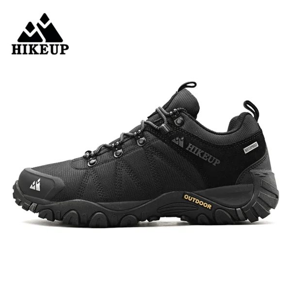 HIKEUP Non-slip Men Hiking Shoes Breathable Outdoor Wear Resistant Splashproof Climbing Men Sneaker Tourism Mountain Shoes - Image 2