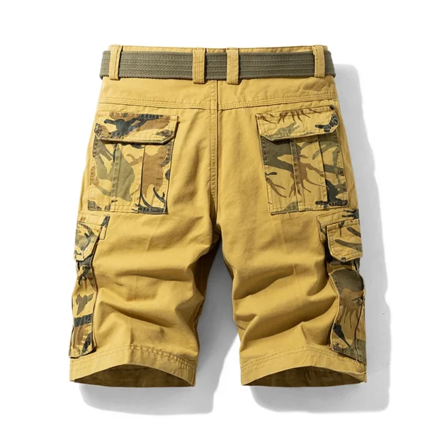 Summer New Tooling Shorts for Men American Style Trendy Loose Cargo Shorts Casual All-match Straight Cotton Short Pants - Image 5