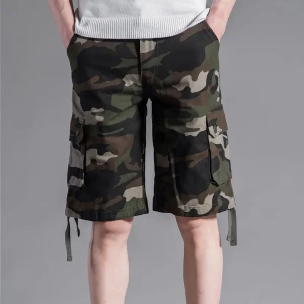 Streetwear Casual Men Camouflage Cargo Shorts Summer Baggy Military Vintage Pockets Male Tactical Outdoor Sports Short Pants 44 - Image 4
