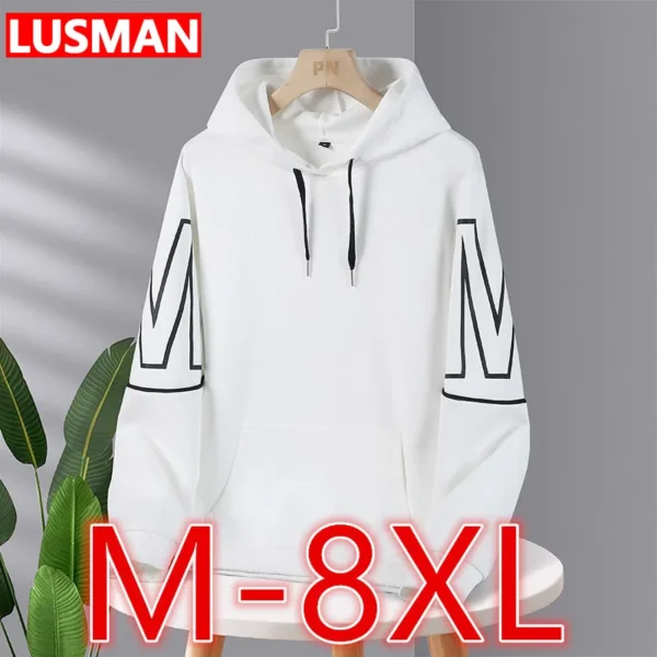 Plus Size Men's Hoodie Sweatshirt Sweater Loose Sudaderas Hombre Pullover Long Sleeve Sport Tops Men Oversized Clothing