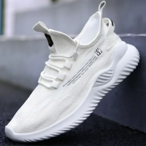 Fashion Spring and Autumn Leisure Walking and Running Breathable Flat Bottom Sports Men's Shoes Popular Large Sizes 39-44 - Image 4