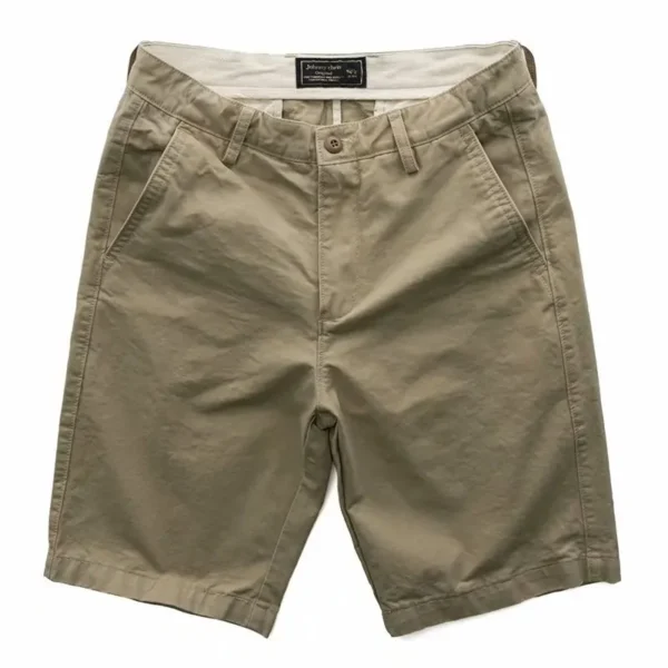 2023 Summer Men's Shorts Texture Water Wash Casual Shorts Fashion Men's Solid Color Work Suit Capris Mens Cargo Shorts