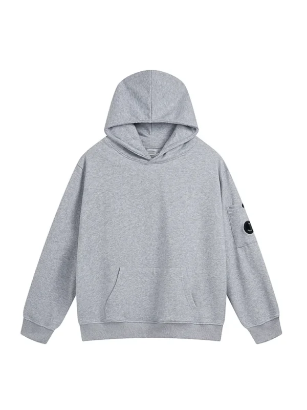 Autumn Men's and Women's Same Style Solid Color Casual Loose Sports Hoodie Fashion Large Pocket Long Sleeve Couple Sweatshirt - Image 4