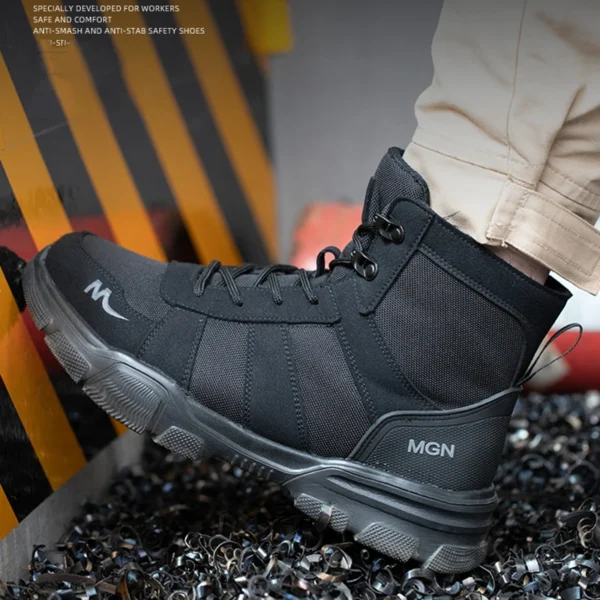 Work Boots Indestructible Safety Shoes Men Steel Toe Shoes Puncture-Proof Sneakers Male Footwear Shoes Women Non Slip Work Shoes - Image 5