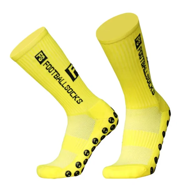 New Style FS Football Socks Round Silicone Suction Cup Grip Anti Slip Soccer Socks Sports Men Women Baseball Rugby Socks - Image 5