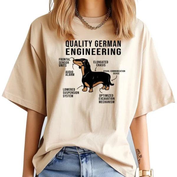 Dachshund t-shirts women funny harajuku top female 2000s clothing - Image 5