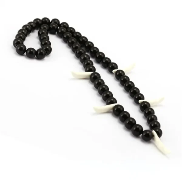 Anime Inuyasha Necklace Word Spirit Rosary Black Beaded Necklace Bangle Logo Pendant Jewelry Gift - Image 5