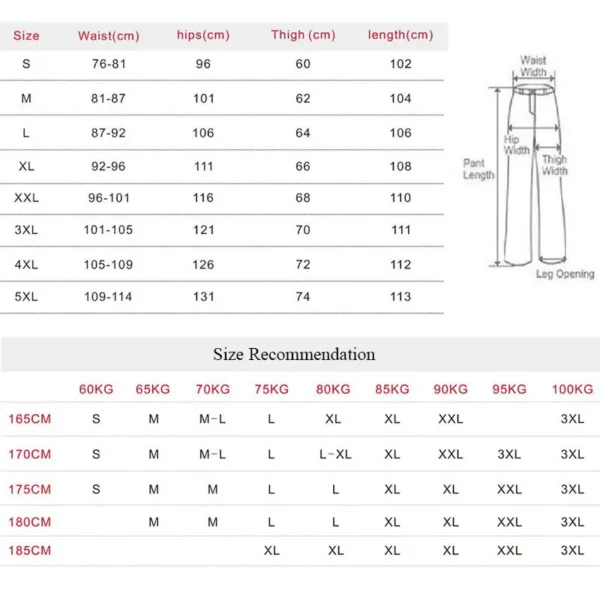 Men City Pants Cargo Trousers Multi-pocket Waterproof Wear-resistant Casual Training Overalls Fat Cargo Quick Dry Pants - Image 6