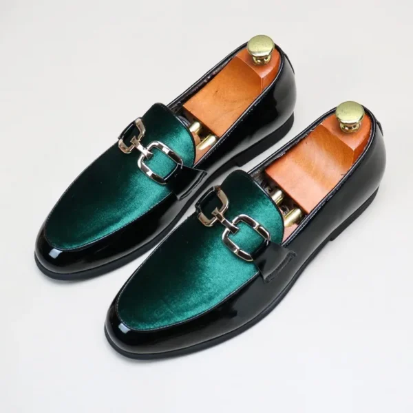 Men's Casual Leather Shoes Mens Fashion Patchwork Party Wedding Loafers Moccasins Men Slip-on Light Comfortable Driving Flats