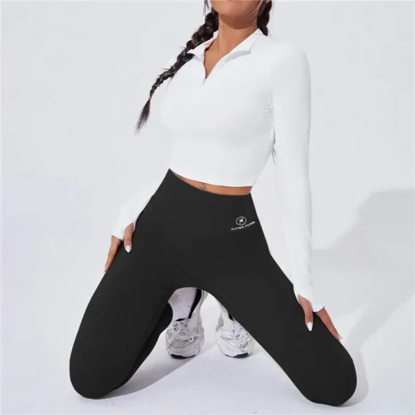 High Waist Yoga Warm Leggins Sports Tights Thermal Woman Running Pants Sexy Butt Lifting Leggings Push Up Panties Gym Fitness - Image 2