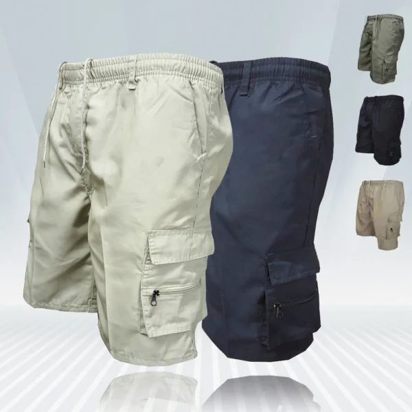 Fashion Men's Cargo Shorts Mens Tactical Pants Casual Big Pocket Sports Slacks Cargo Panels Trousers Plus Size for Male