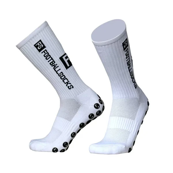 New Style FS Football Socks Round Silicone Suction Cup Grip Anti Slip Soccer Socks Sports Men Women Baseball Rugby Socks - Image 3