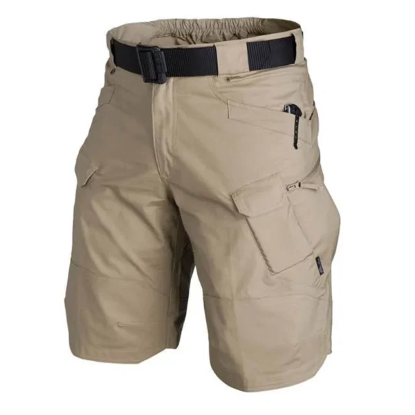 Summer Waterproof Quick Dry Multi-pocket Shorts Men Cargo Shorts Tactical Short Pants Men's Outdoor Clothes Hunting Fishing - Image 3