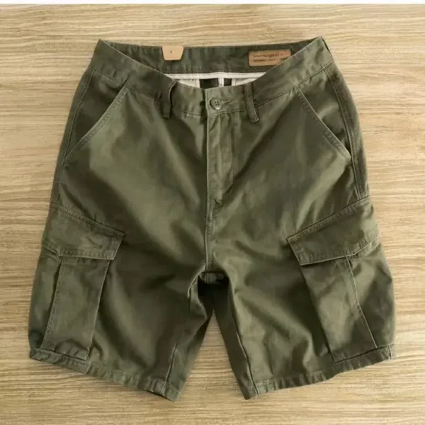 2024 Summer New Cargo Shorts Men Khaki Jogger Multi-Pocket Military Cargo Shorts Men Casual Loose Shorts Male Ropa Hombre - Image 3