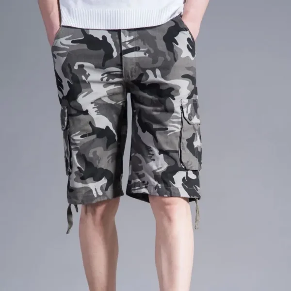 Streetwear Casual Men Camouflage Cargo Shorts Summer Baggy Military Vintage Pockets Male Tactical Outdoor Sports Short Pants 44 - Image 3
