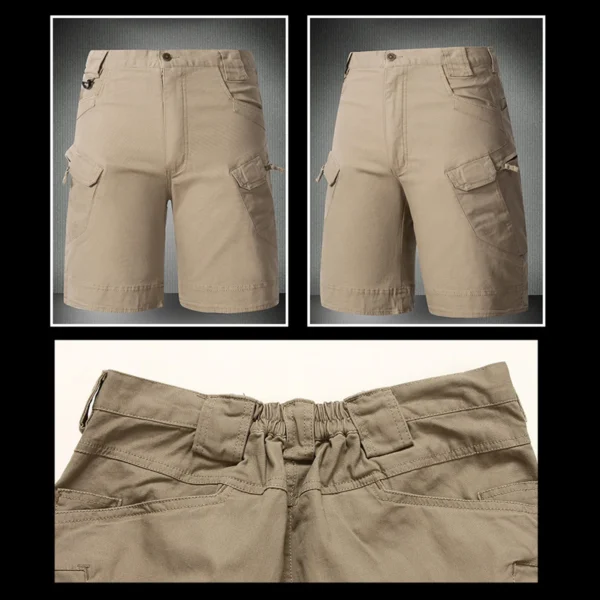 Summer Waterproof Quick Dry Multi-pocket Shorts Men Cargo Shorts Tactical Short Pants Men's Outdoor Clothes Hunting Fishing - Image 5