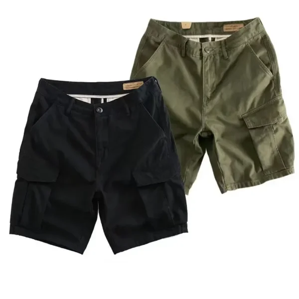 2024 Summer New Cargo Shorts Men Khaki Jogger Multi-Pocket Military Cargo Shorts Men Casual Loose Shorts Male Ropa Hombre - Image 5