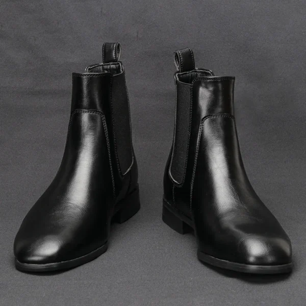 40~46 Chelsea Boots Men 2024 Brand Comfortable Fashion Leather Men Boots #KD431