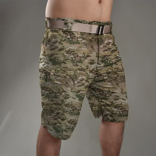 Summer Waterproof Quick Dry Multi-pocket Shorts Men Cargo Shorts Tactical Short Pants Men's Outdoor Clothes Hunting Fishing - Image 6